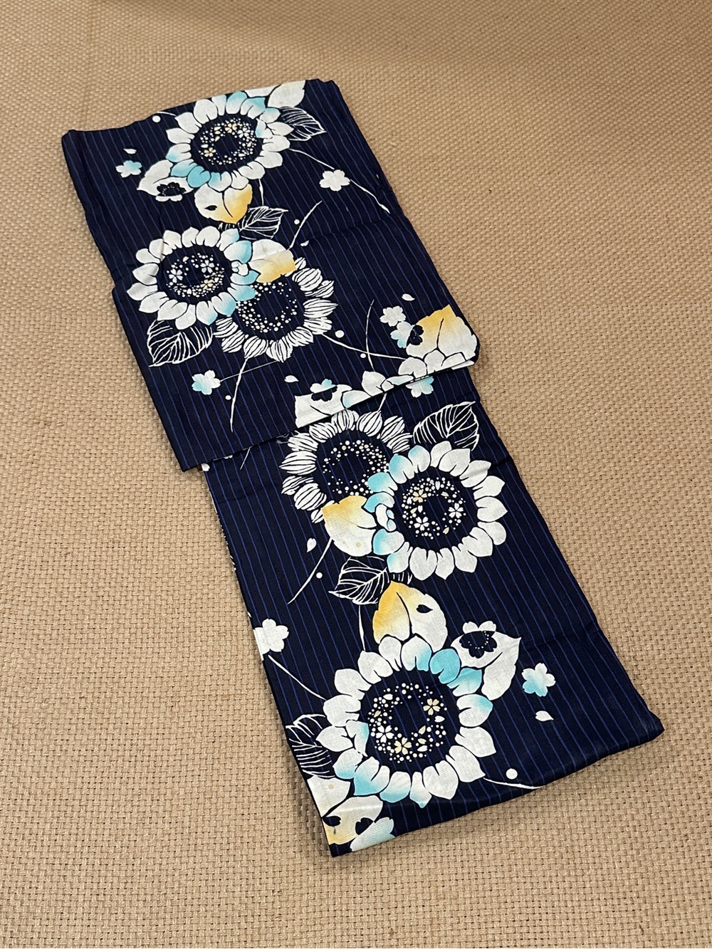 Women’s Japanese Yukata Summer Festival Kimono Sunflower Pattern (Yukata Only)